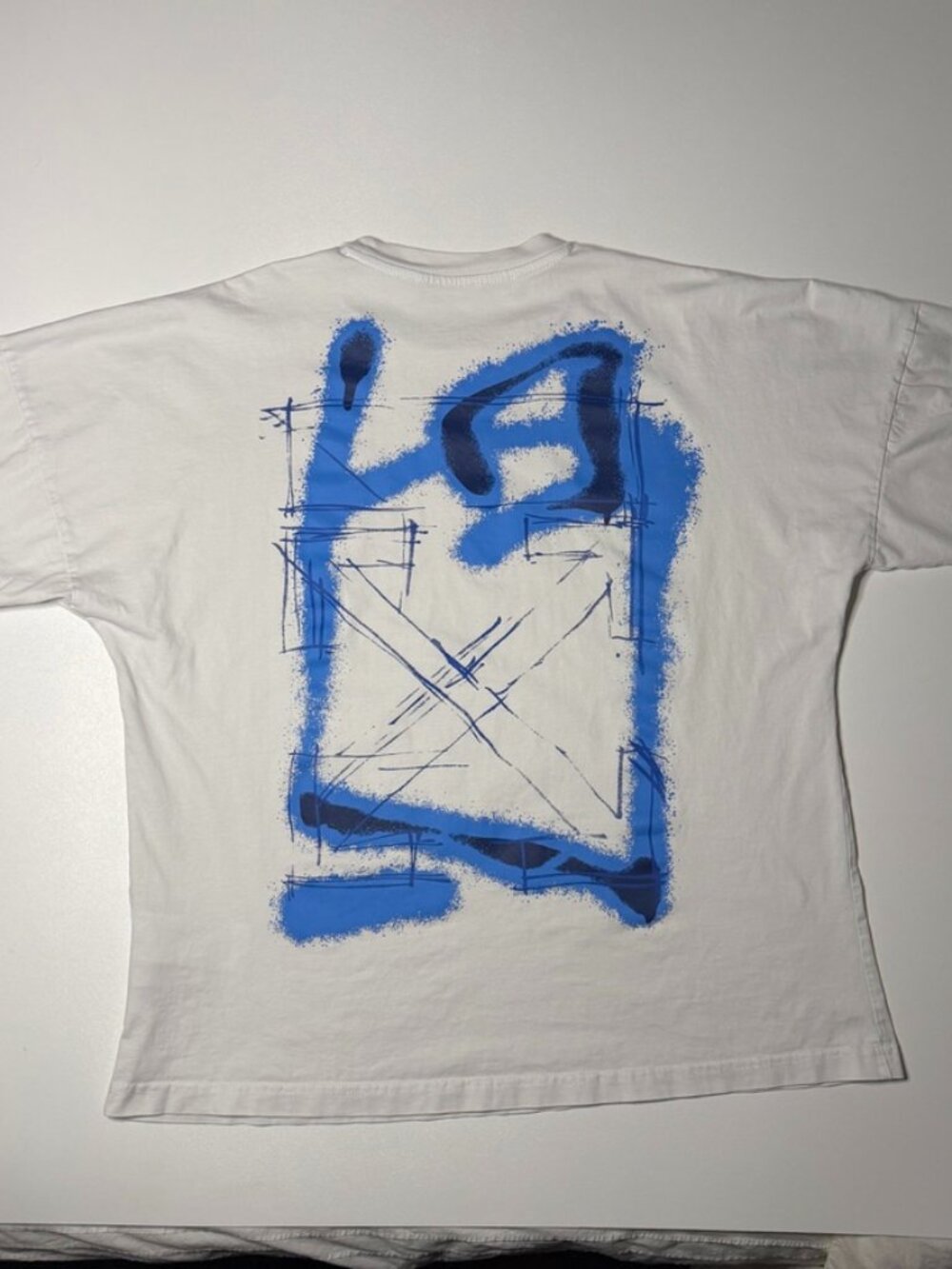 Off-white Spray Marker Skate Tshirt Men Large